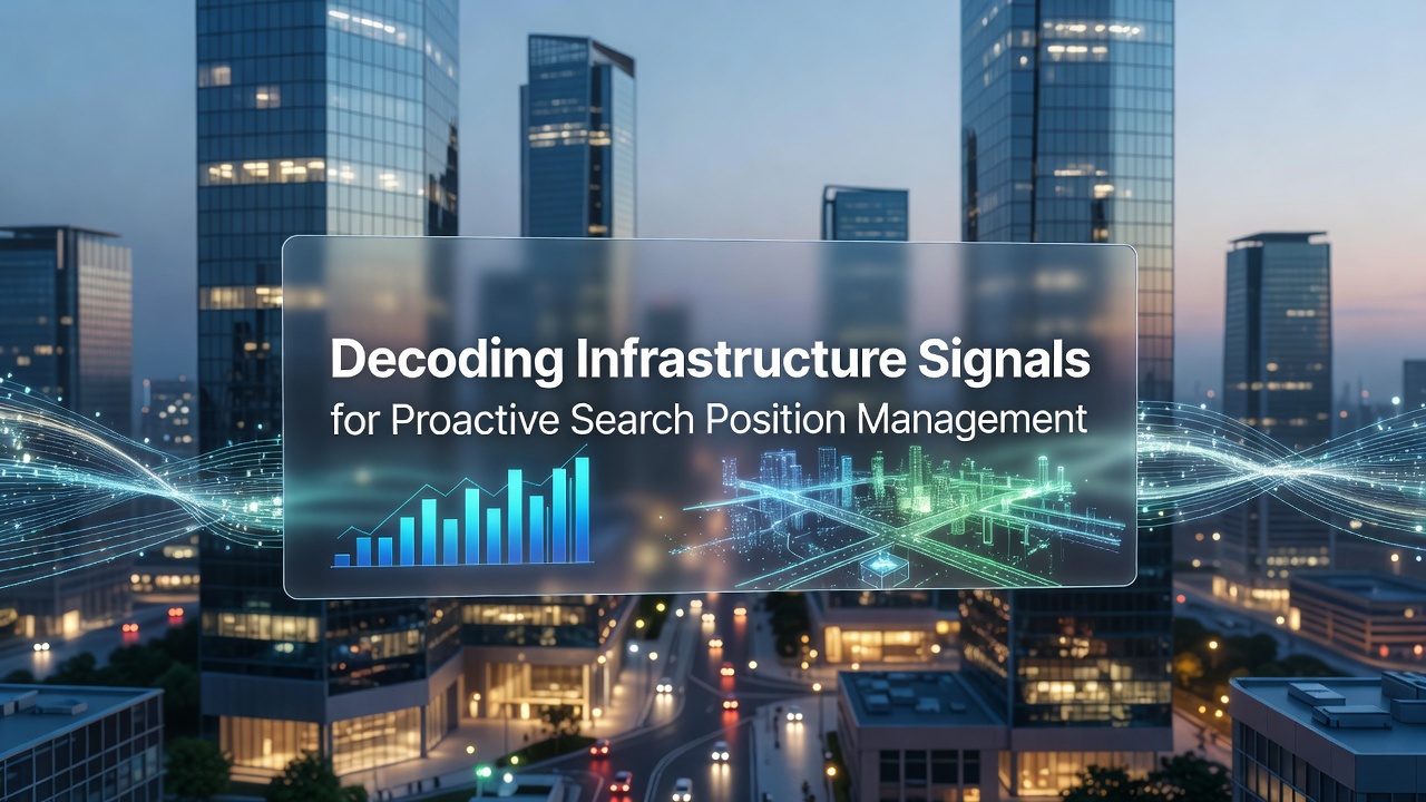 Decoding Infrastructure Signals for Proactive Search Position Management