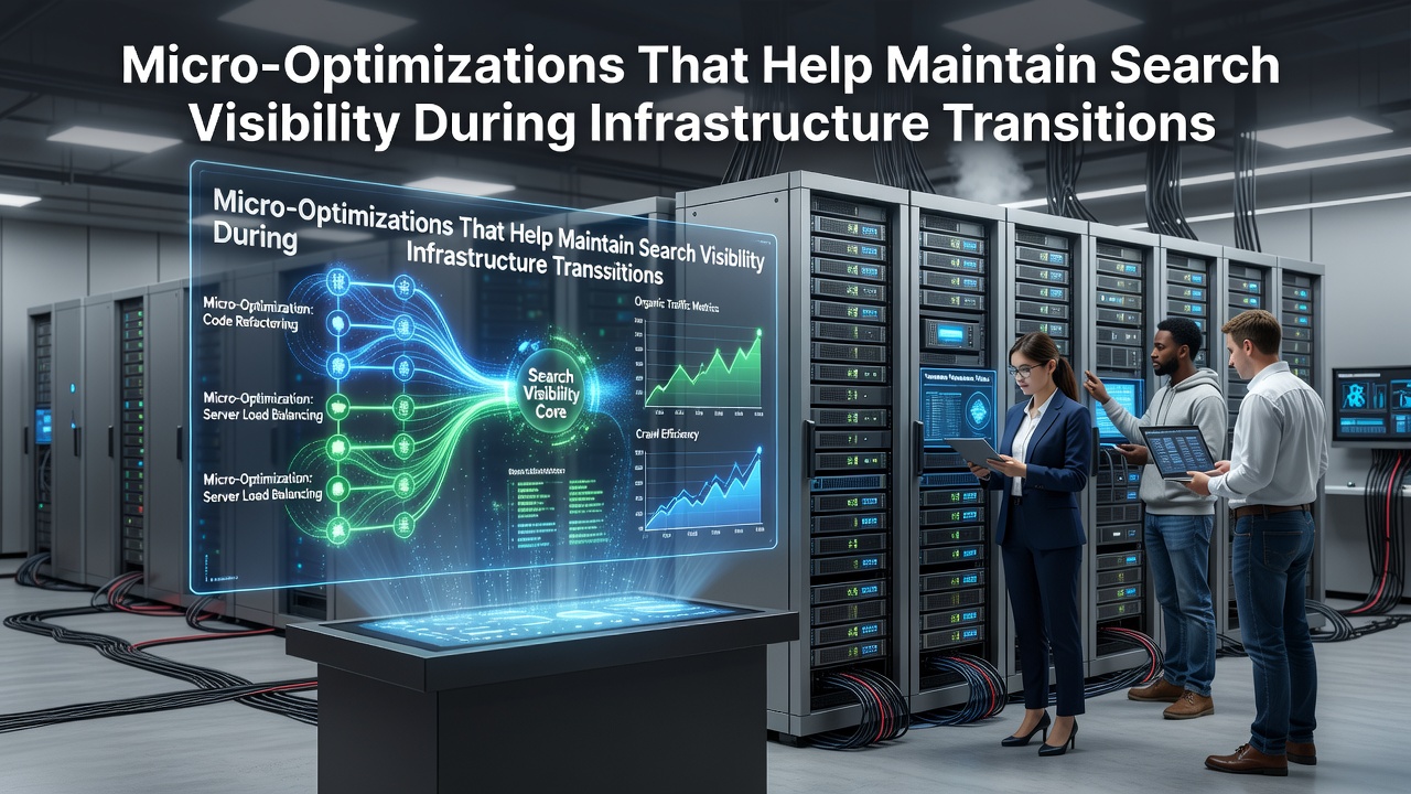 Micro-Optimizations That Help Maintain Search Visibility During Infrastructure Transitions